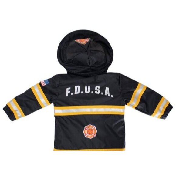 Western Chief Kids F.D.U.S.A Firechief Raincoat Lined Cosplay Costume Unisex NEW - Picture 2 of 3